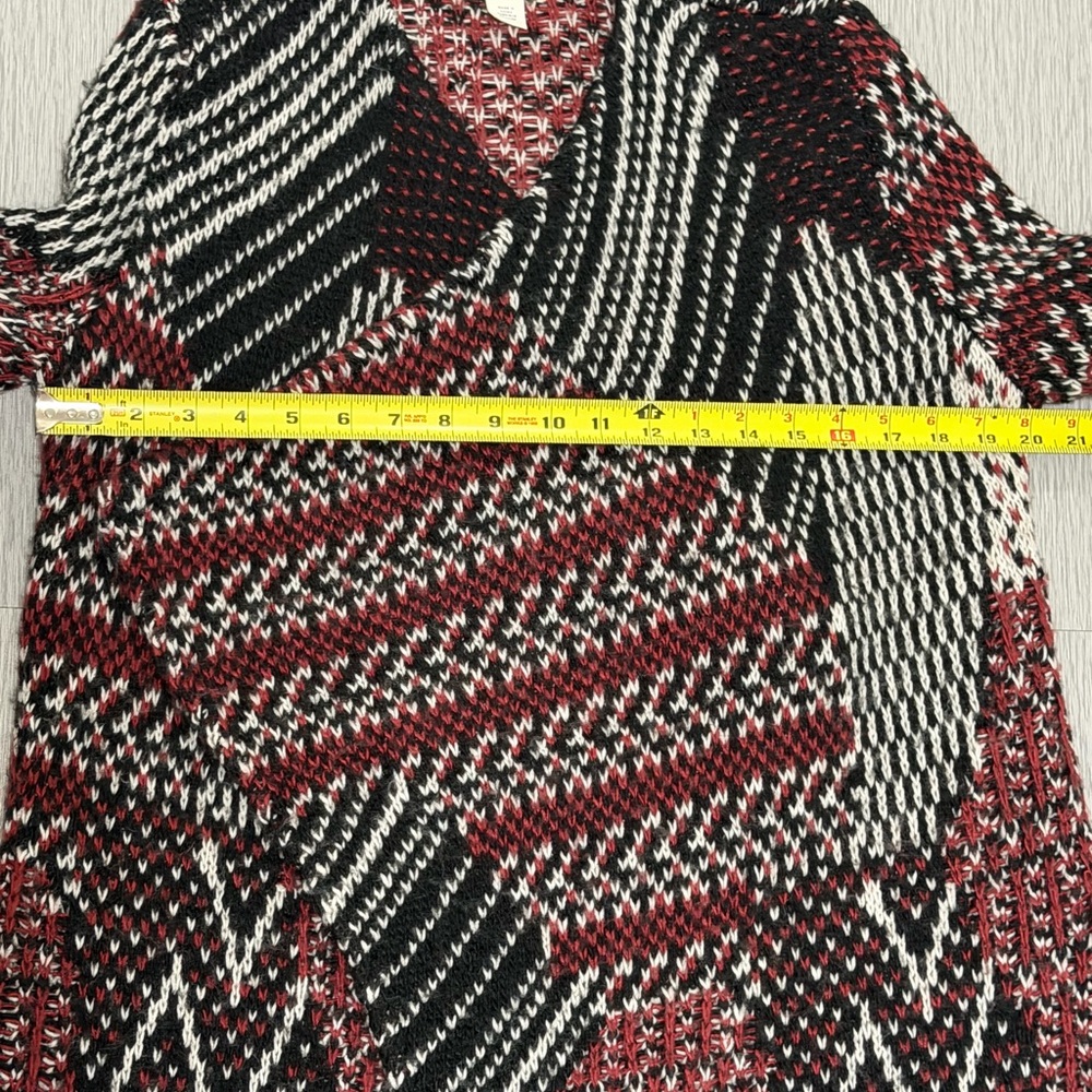 Caslon Wool Blend Patchwork Open Front Cardigan S… - image 7